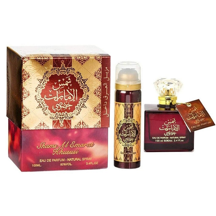 ard al zaafaran shams al emarat khususi woda perfumowana 100 ml   zestaw 