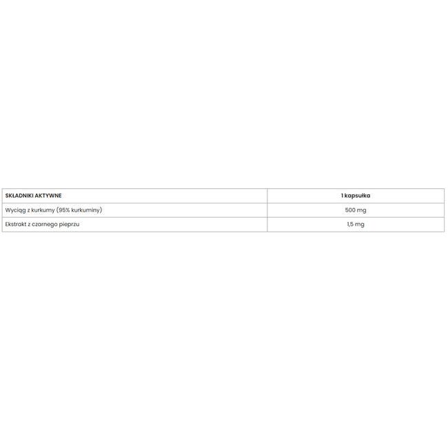UP Health Pharma Curcumin+ UP kurkumina suplement diety 60 kapsułek