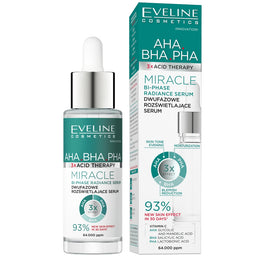 Eveline Cosmetics 3 x Acid Therapy dwufazowe rozświetlające serum 30ml