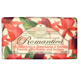 Nesti Dante Romantica mydło toaletowe Gilyflower & Fuchsia 250g