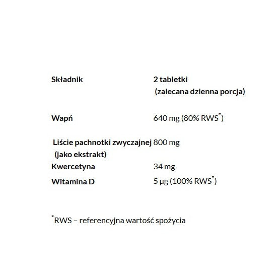 Allertec Wapno Plus suplement diety 20 tabletek musujących