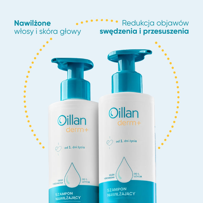 Oillan Derm+ szampon nawilżający 180ml