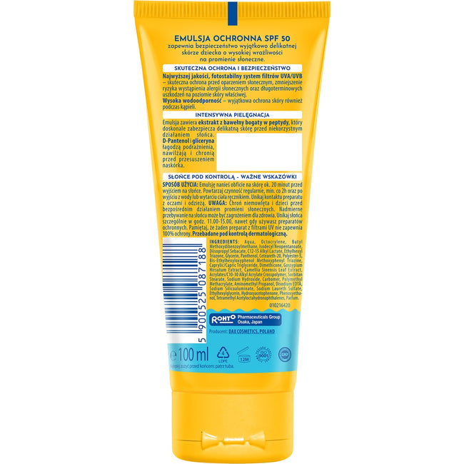Dax Sun Emulsja ochronna dla dzieci SPF50 100ml