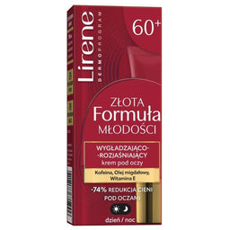 Lirene Złota Formuła Młodości wygładzająco-rozjaśniający krem pod oczy 15ml
