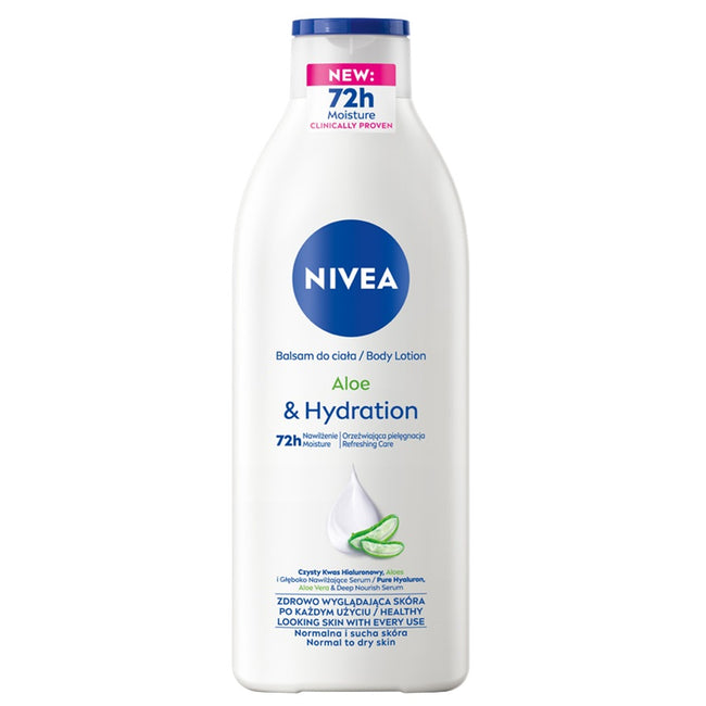 Nivea Aloe & Hydration Nawilżający balsam do ciała z aloesem 400ml
