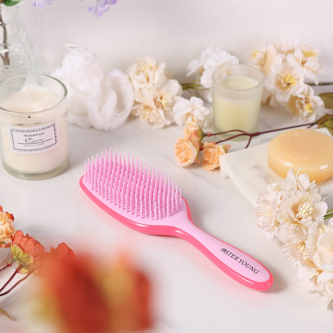 Sister Young Ayla Hair Brush szczotka do rozczesywania włosów Pink
