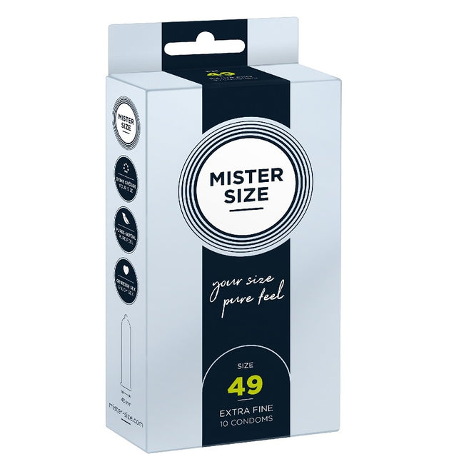 Mister Size Condoms prezerwatywy dopasowane do rozmiaru 49mm 10szt.