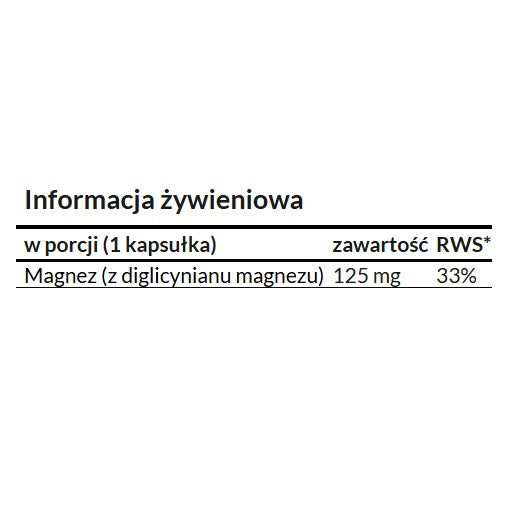 Apollo's Hegemony Magnesium Bisglycinate suplement diety 120 kapsułek