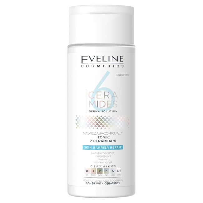 Eveline Cosmetics 6 Ceramides nawilżająco-kojący tonik z ceramidami 150ml