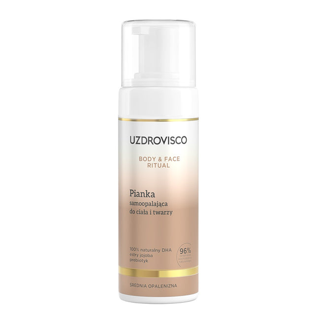 UZDROVISCO Body & Face Ritual pianka samoopalająca do ciała i twarzy 150ml