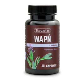 Skoczylas Wapń z szałwią suplement diety 60 kapsułek
