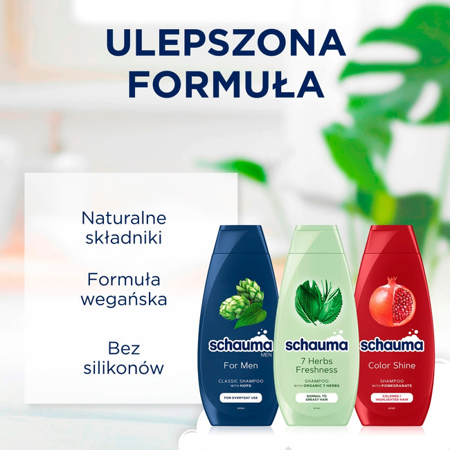 Schauma Color Shine szampon do włosów farbowanych i rozjaśnianych 400ml