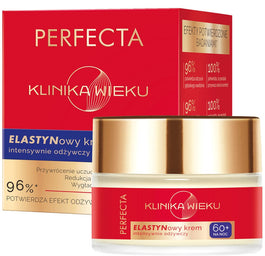 Perfecta Klinika Wieku elastynowy krem intensywnie odżywczy na noc 60+ 50ml