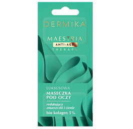 Dermika Maestria Anti-Age Therapy luksusowa maseczka pod oczy bio kolagen 5% 3x1.5ml