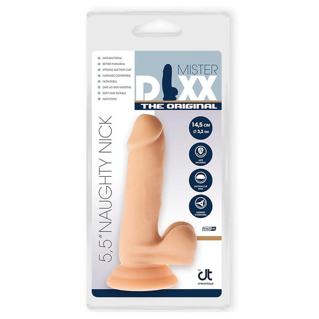 Dream Toys Mr Dixx Naughty Nick elastyczne dildo 14.5 cm