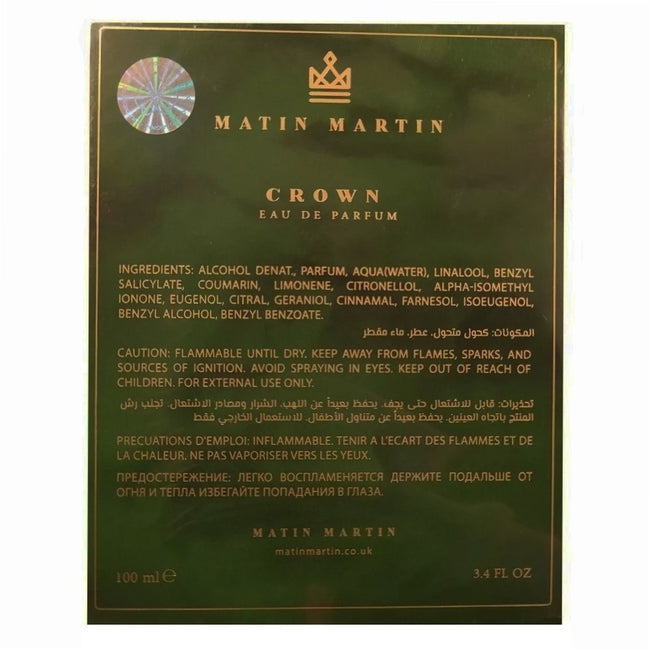 Matin Martin Crown woda perfumowana spray 100ml