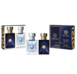 Versace Exclusive Travel Retail zestaw Pour Homme woda toaletowa spray 30ml + Pour Homme Dylan Blue woda toaletowa spray 30ml