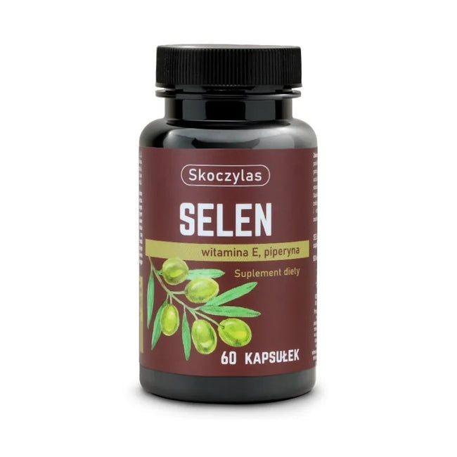 Skoczylas Selen witamina E + piperyna suplement diety 60 kapsułek