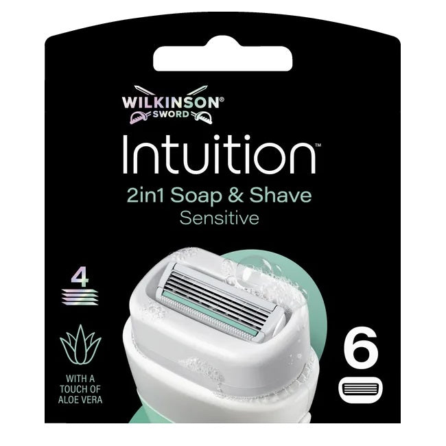 Wilkinson Intuition Sensitive wkłady z 4 ostrzami 6szt