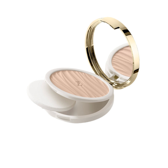 KIKO Milano Gold Reflections Summerproof Powder Foundation SPF50 matujący podkład w pudrze 05 Almond 9g