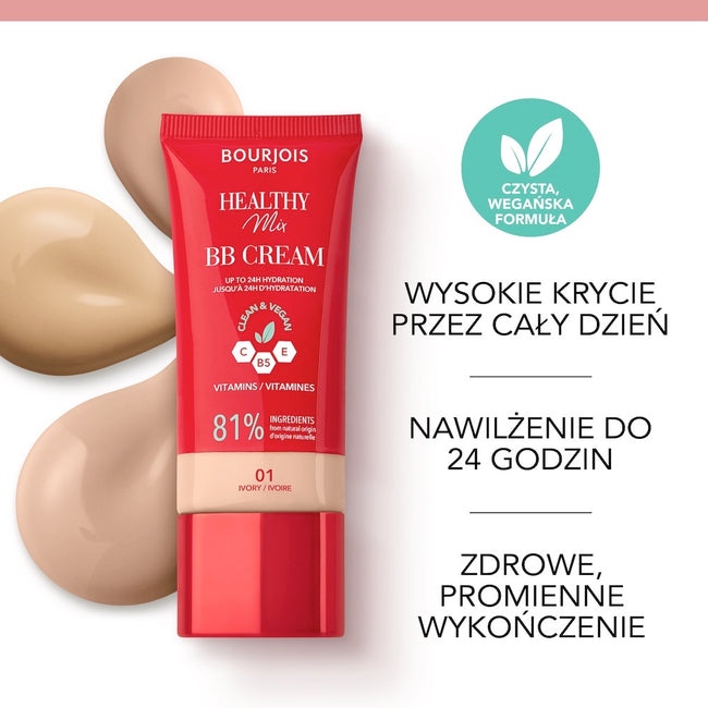 Bourjois Healthy Mix kryjący krem BB z kompleksem witamin
