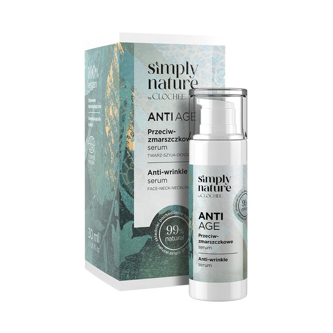Clochee Simply Nature przeciwzmarszczkowe serum 30ml