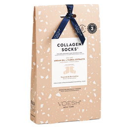 VOESH Collagen Socks Trio maska kolagenowa do pięt i stóp 3 pary skarpetek