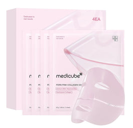 Medicube PDRN Pink Collagen Gel Mask kolagenowa maska do twarzy 4x28g