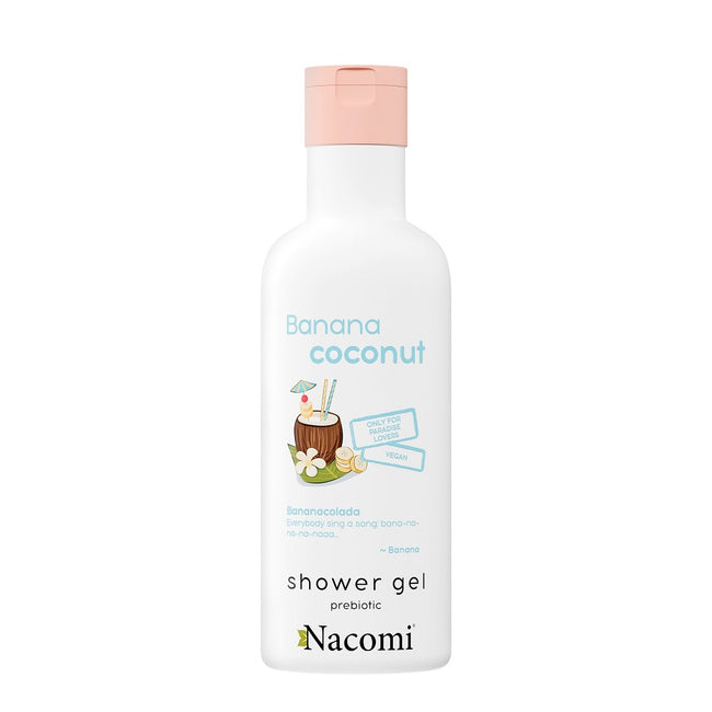 Nacomi Żel pod prysznic banan i kokos 300ml
