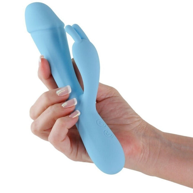 NS Novelties Obsessions Scarlett wibrator króliczek Light Blue