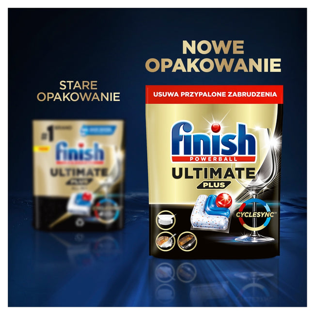 Finish Ultimate Plus Fresh kapsułki do mycia naczyń w zmywarce 45szt
