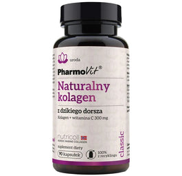 Pharmovit Naturalny kolagen z dzikiego dorsza suplement diety 90 kapsułek