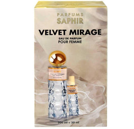 Saphir Velvet Mirage Pour Femme zestaw woda perfumowana spray 200ml + woda perfumowana spray 30ml