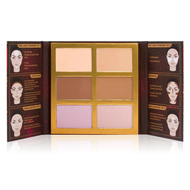 J.Cat Beauty Symphony Face Obsession paleta do konturowania twarzy