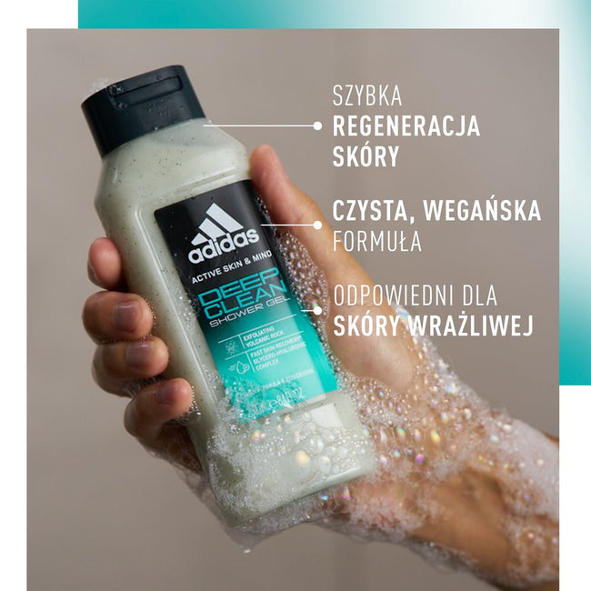 Adidas Active Skin & Mind Deep Clean żel pod prysznic dla mężczyzn 250ml