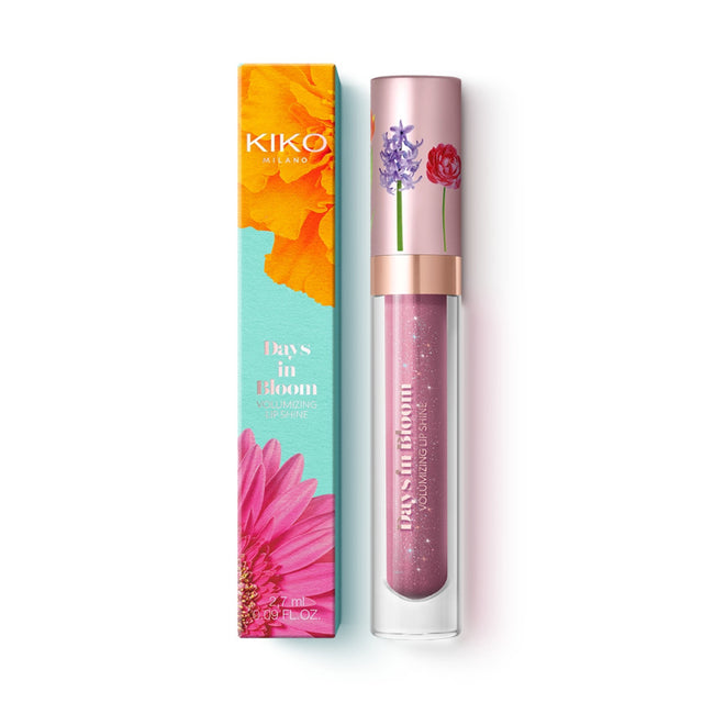 KIKO Milano Days in Bloom Volumizing Lip Shine błyszczyk powiększający usta o promiennym wykończeniu