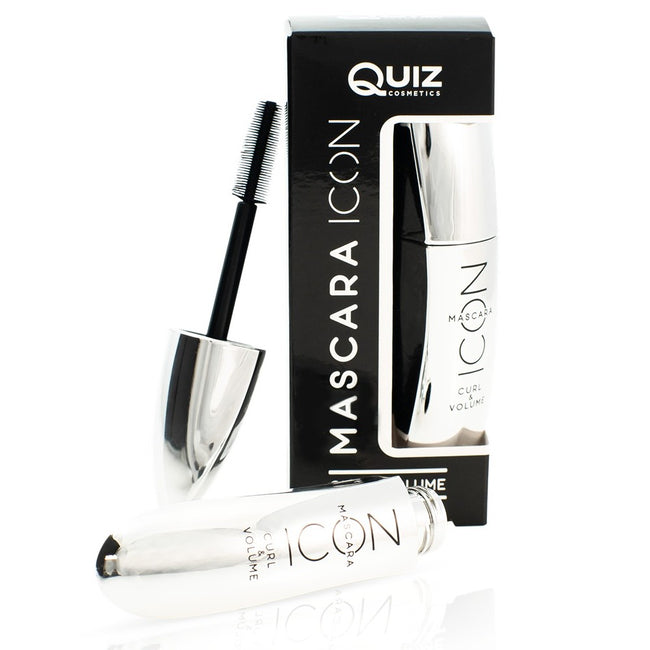 Quiz Cosmetics Icon Mascara zwiększający objętość i wydłużający tusz do rzęs z efektem podkręcenia