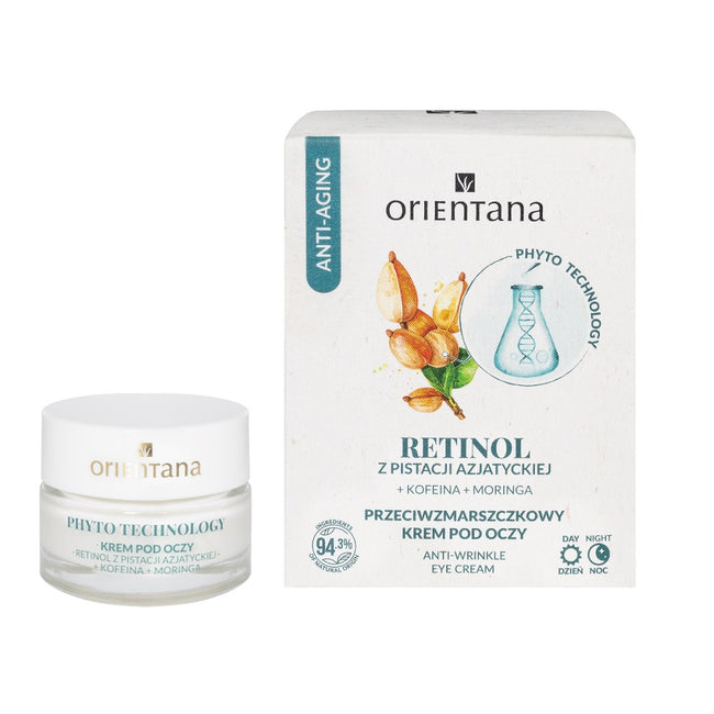ORIENTANA Phyto Technology przeciwzmarszczkowy krem pod oczy Retinol 15ml