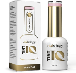 Clavier Nailsology Tint IQ Top Coat top hybrydowy TT02 Iconic Nude 8ml