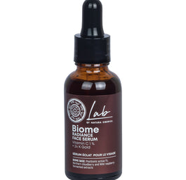 Natura Siberica Lab Biome rozświetlające serum do twarzy z witaminą C 1% i 24K złotem 30ml