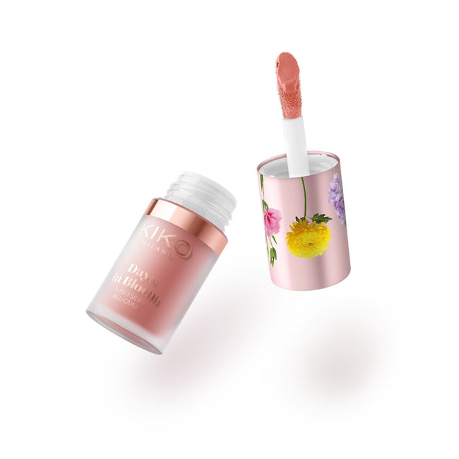 KIKO Milano Days In Bloom 3-In-1 Silky All-Over uniwersalny fluid 3w1 o naturalnym promiennym wykończeniu