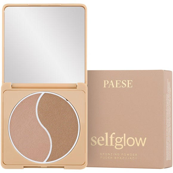 Paese Self Glow Bronzing Powder prasowany puder brązujący