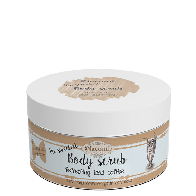 Nacomi Cukrowy peeling do ciała odświeżająca mrożona kawa 125g