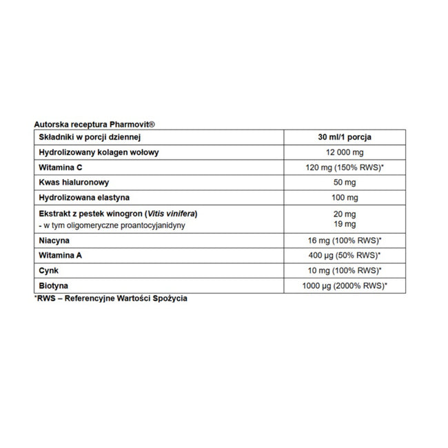 Pharmovit Kolagen 12000 max suplement diety 30x30ml