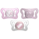 Chicco PhysioForma silikonowy smoczek do uspokajania Micro 0-2m+ Różowy 2szt.