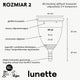 Lunette Period Cup kubeczek menstruacyjny Bezbarwny rozmiar 2