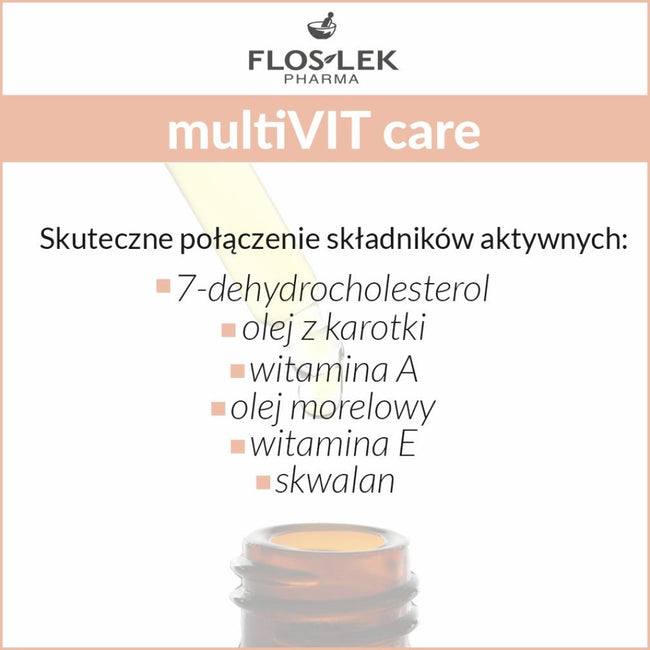 Floslek multiVIT care olejek witaminowy skin booster 30ml