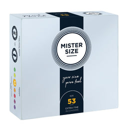 Mister Size Condoms prezerwatywy dopasowane do rozmiaru 53mm 36szt.