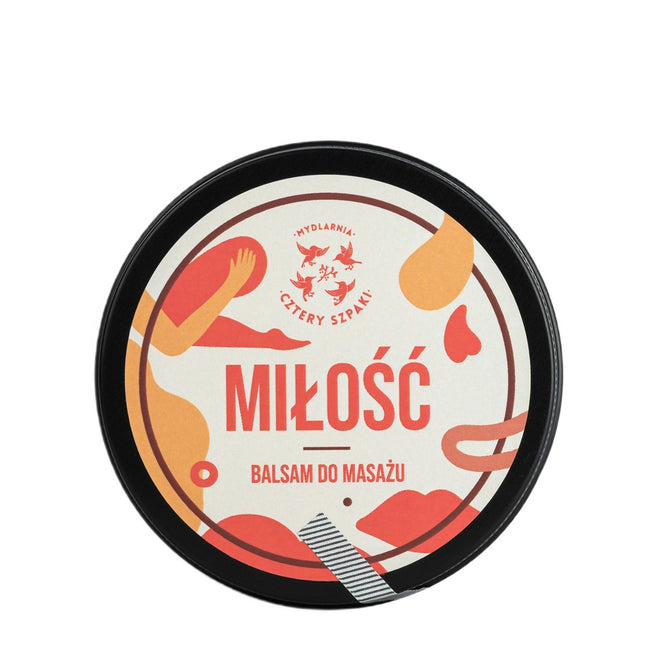 Mydlarnia Cztery Szpaki Balsam do masażu Miłość 100ml