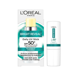 L'Oreal Paris Bright Reveal Daily UV Stick ochronny sztyft przeciwsłoneczny z SPF50+ 9ml